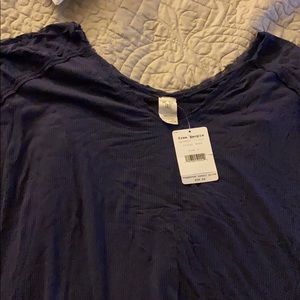 Free People Tangerine Tee Violet Dusk